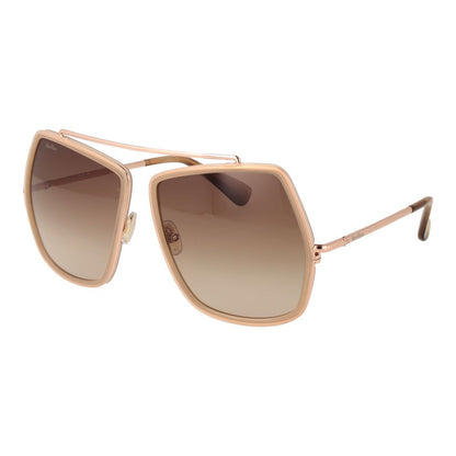 Gafas de sol metálicas Max Mara Beige