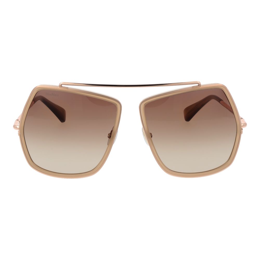 Gafas de sol metálicas Max Mara Beige