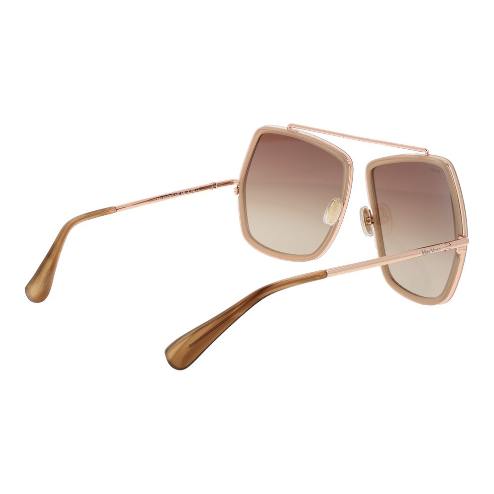 Gafas de sol metálicas Max Mara Beige