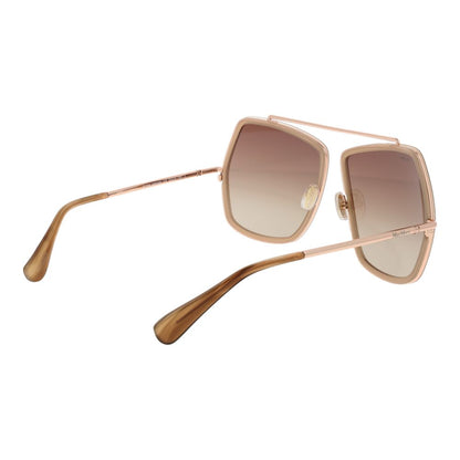 Gafas de sol metálicas Max Mara Beige
