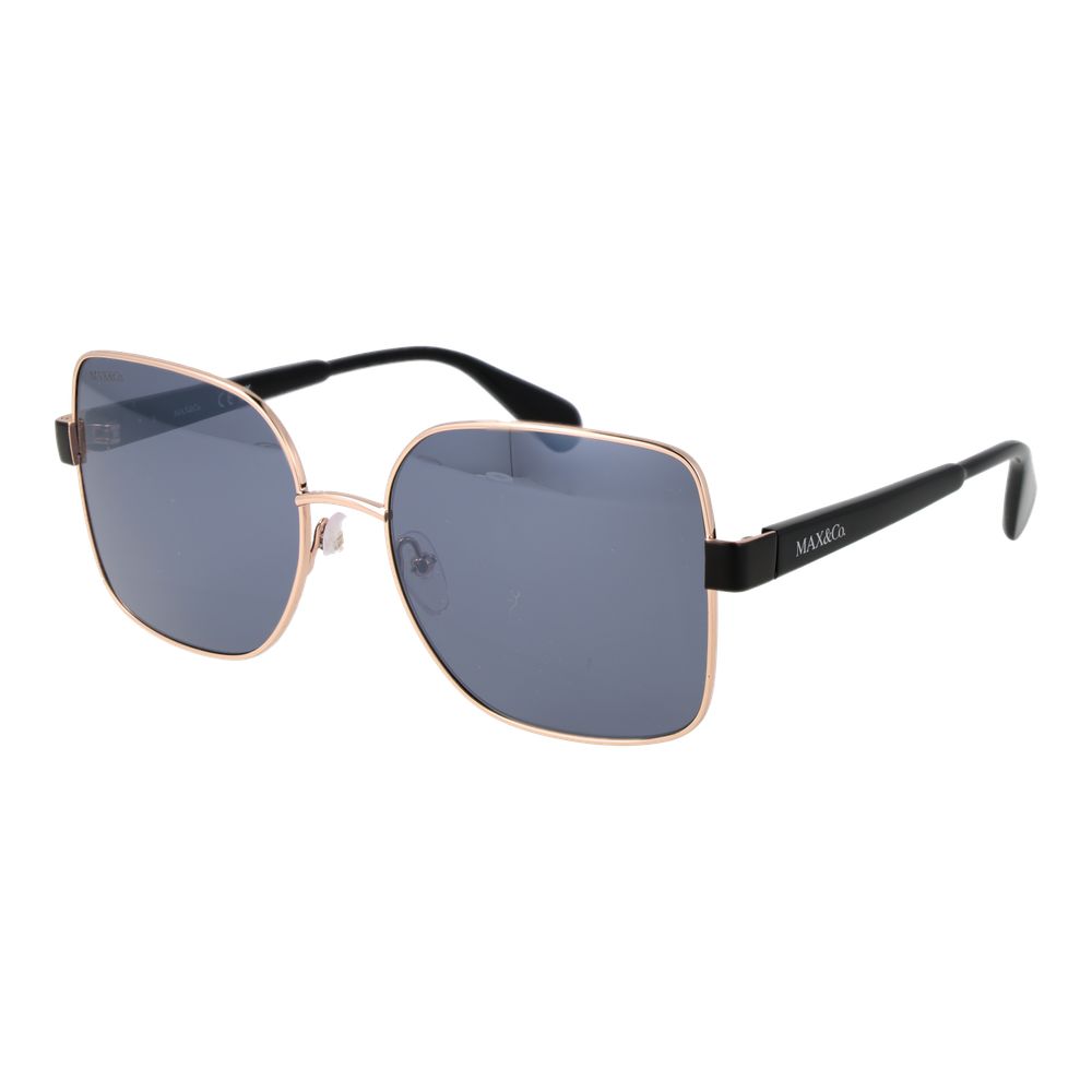 Gafas de sol de metal oro rosa Max & Co