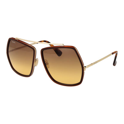 Gafas de sol de metal Max Mara marrones