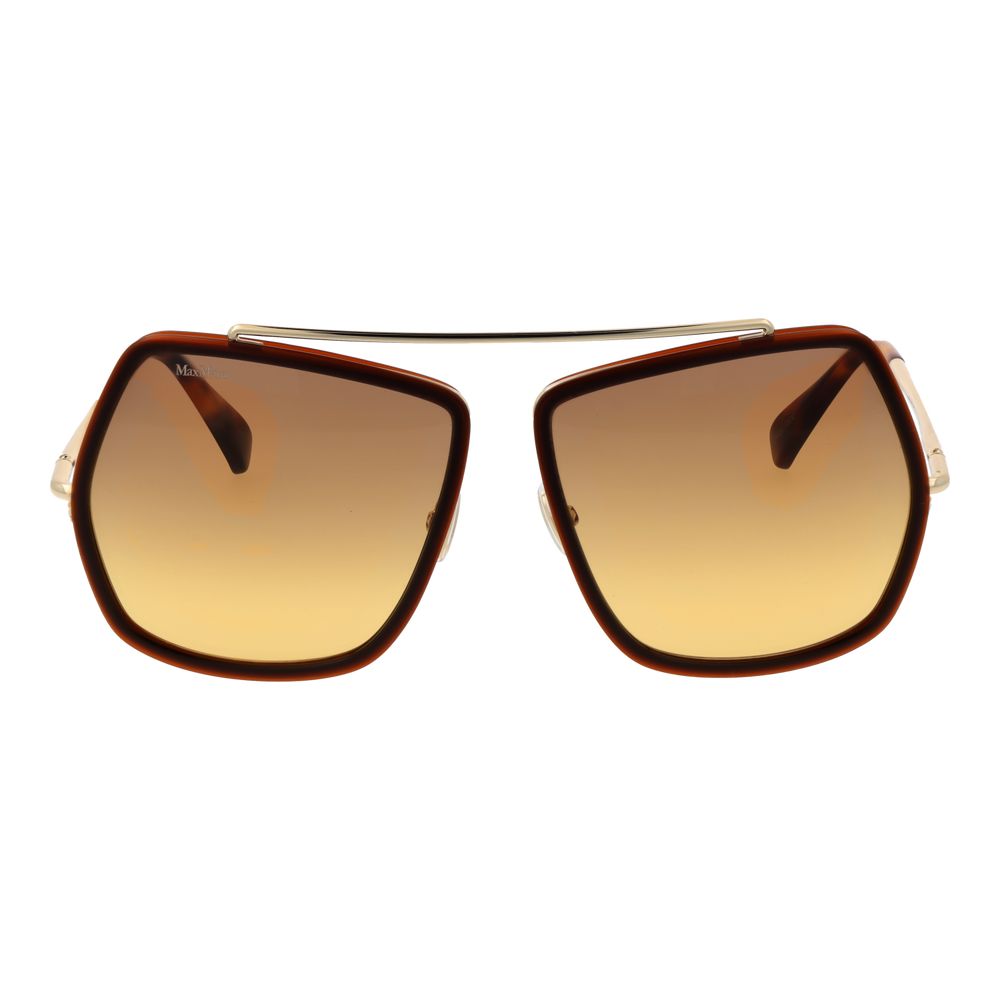 Gafas de sol de metal Max Mara marrones