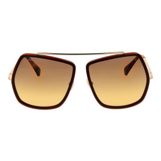 Gafas de sol de metal Max Mara marrones