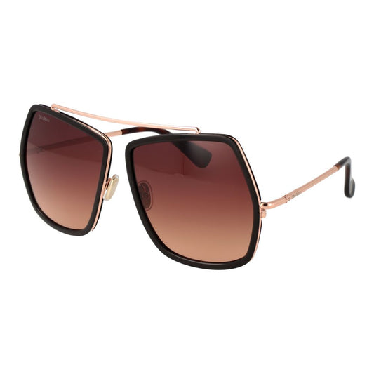 Gafas de sol de metal Max Mara marrones