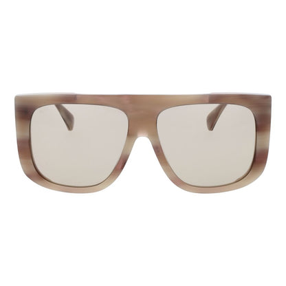 Gafas de sol de acetato beige Max Mara
