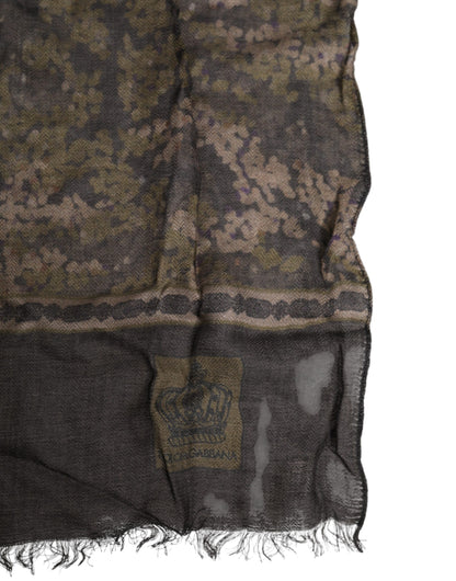 Dolce & Gabbana Braga Cuello Camuflaje Foulard Pañuelo