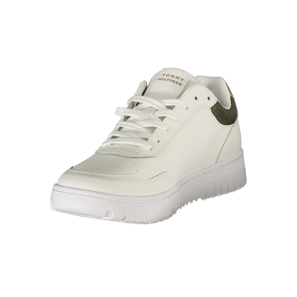 Tommy Hilfiger Zapatillas de hombre de poliéster blancas