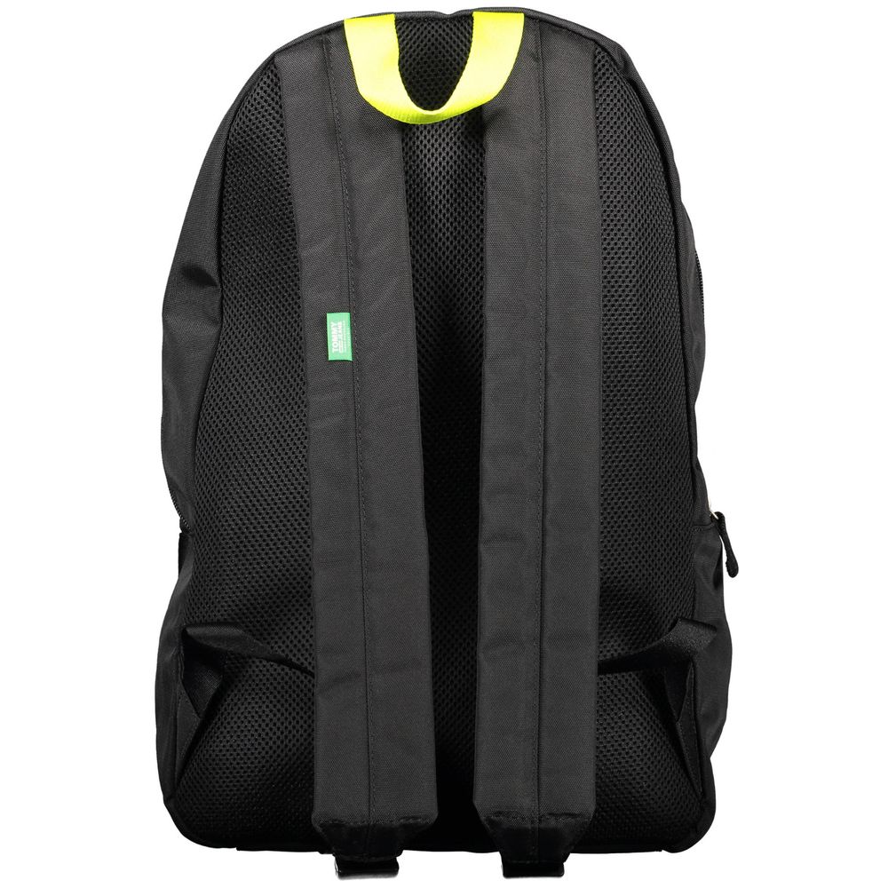 Mochila para hombre Tommy Hilfiger negra de poliéster reciclado