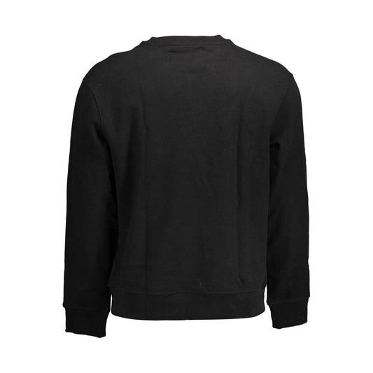 Sudadera de hombre de algodón negro Calvin Klein
