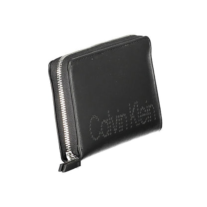 Cartera de mujer de poliuretano negra Calvin Klein