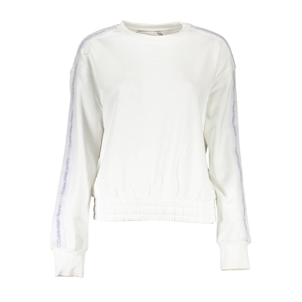 Sudadera de algodón blanca para mujer Calvin Klein