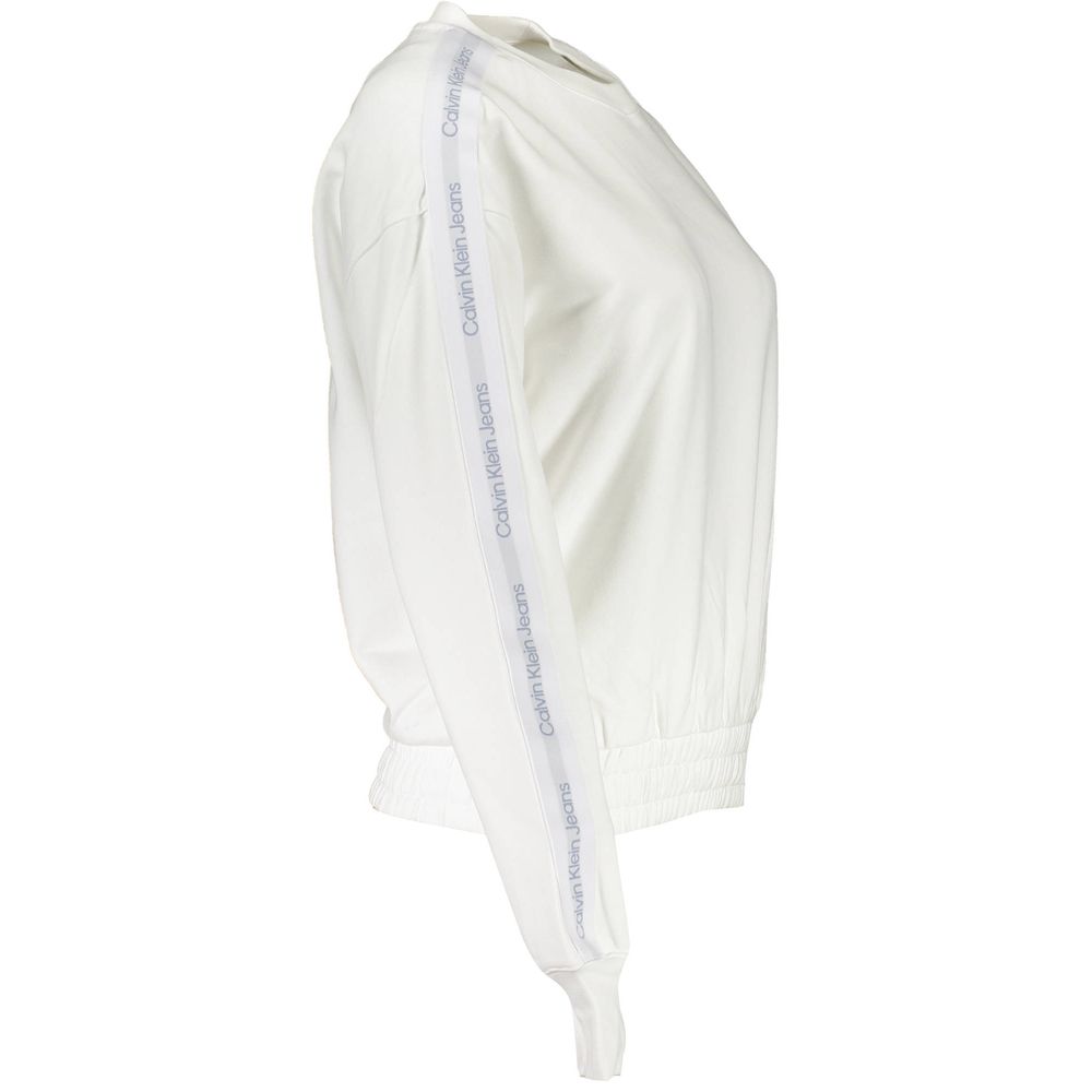 Sudadera de algodón blanca para mujer Calvin Klein