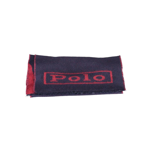 Bufanda de lana azul para hombre Ralph Lauren