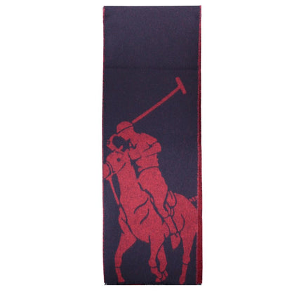 Bufanda de lana azul para hombre Ralph Lauren
