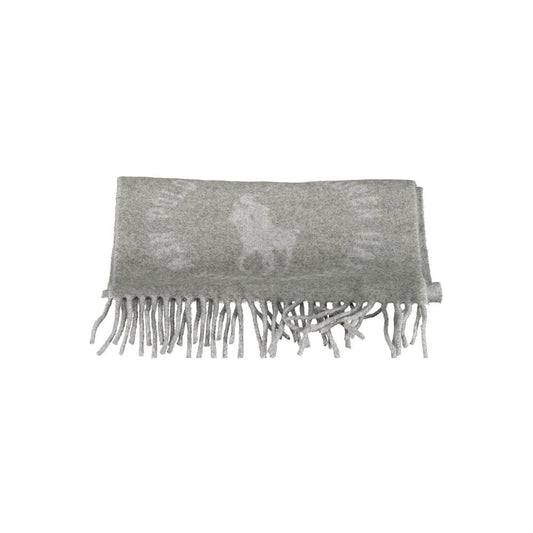 Bufanda de hombre de lana gris de Ralph Lauren