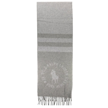 Bufanda de hombre de lana gris de Ralph Lauren