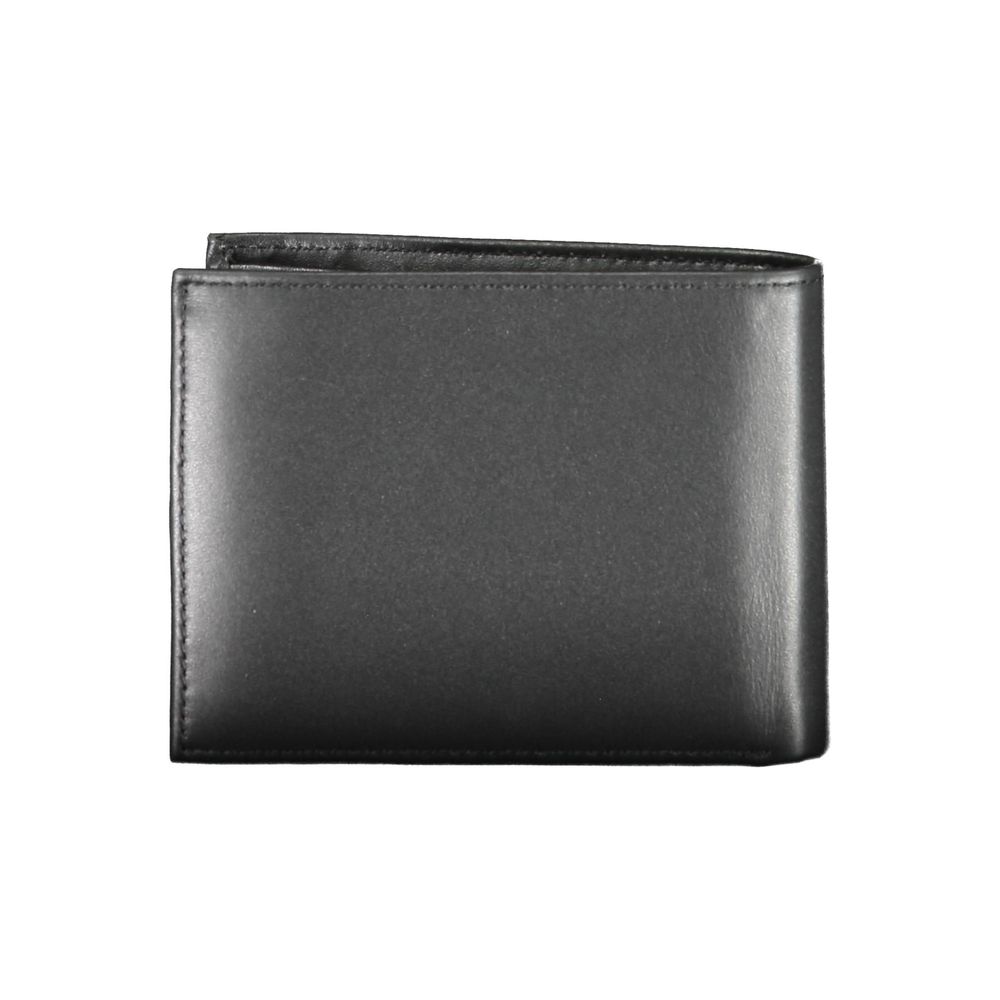 Portefeuille Calvin Klein en cuir noir pour homme