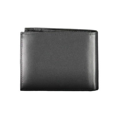 Portefeuille Calvin Klein en cuir noir pour homme
