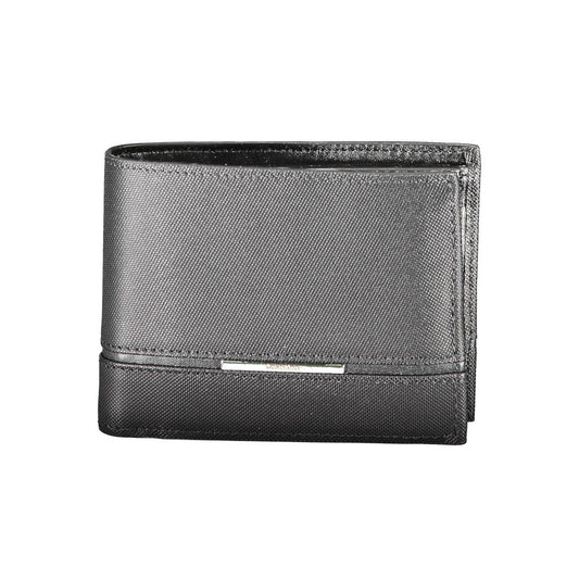 Portefeuille Calvin Klein en cuir noir pour homme