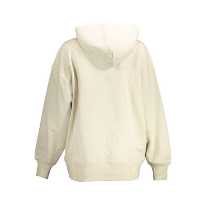 Sudadera de algodón beige para mujer Calvin Klein
