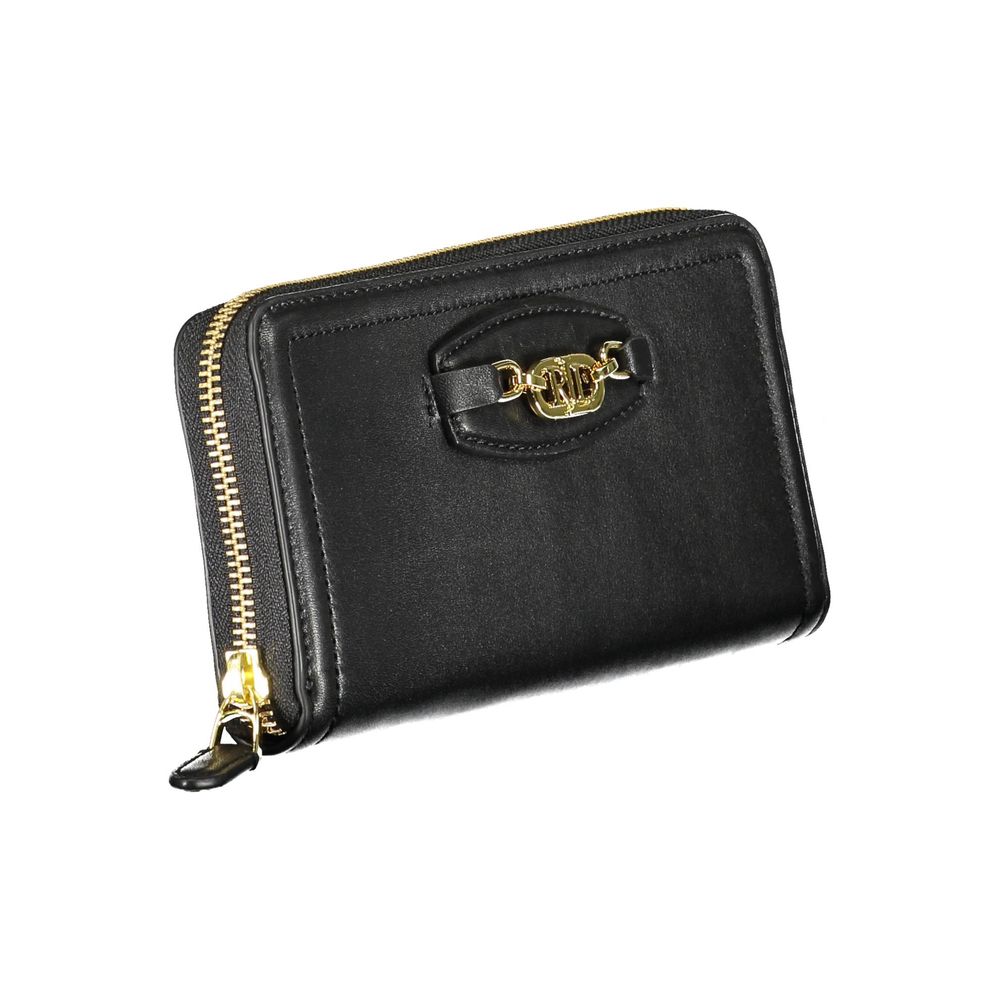 Ralph Lauren Cartera de poliuretano negra para mujer