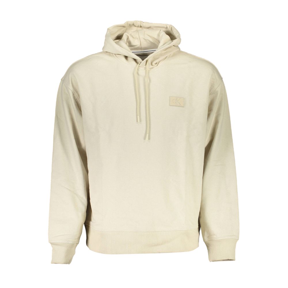 Sudadera de hombre de algodón beige Calvin Klein
