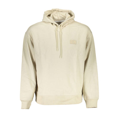 Sudadera de hombre de algodón beige Calvin Klein