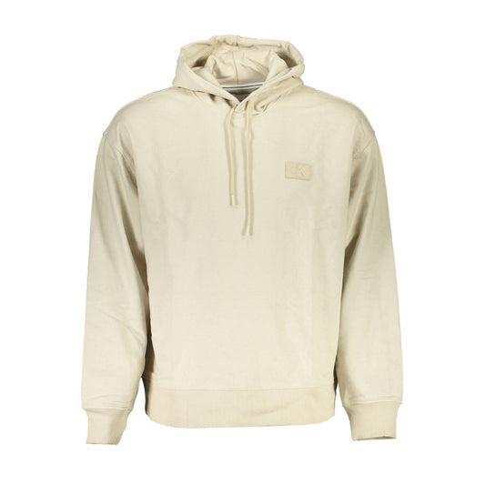 Sudadera de hombre de algodón beige Calvin Klein