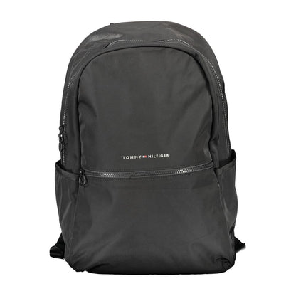 Tommy Hilfiger Black Polyester Men's Backpack
