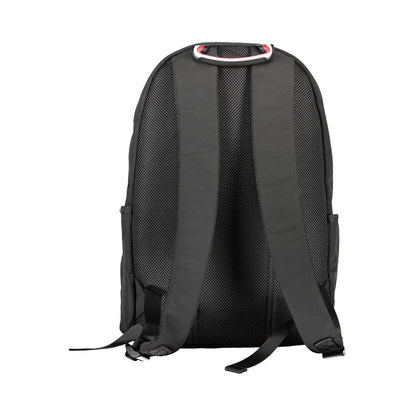 Tommy Hilfiger Black Polyester Men's Backpack