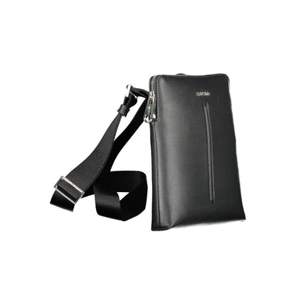 Bolso de hombro de poliuretano negro para hombre Calvin Klein