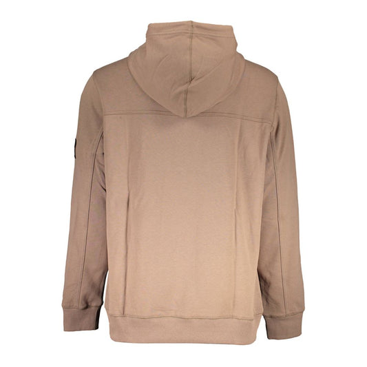 Sudadera de algodón Calvin Klein Marrone para hombre
