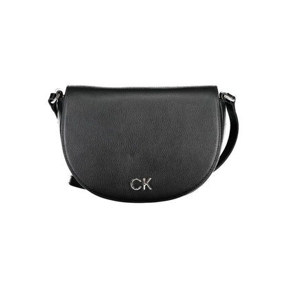 Bolso de Hombro Calvin Klein Nero Poliuretano para Mujer