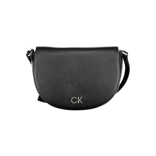Bolso de Hombro Calvin Klein Nero Poliuretano para Mujer