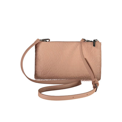 Bolso de hombro de poliéster rosa para mujer Calvin Klein