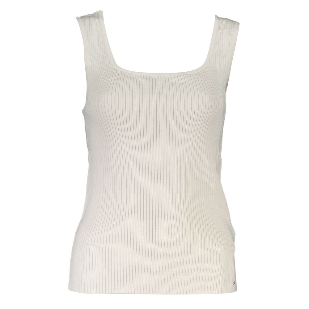 Tommy Hilfiger Camiseta de tirantes modal blanca para mujer