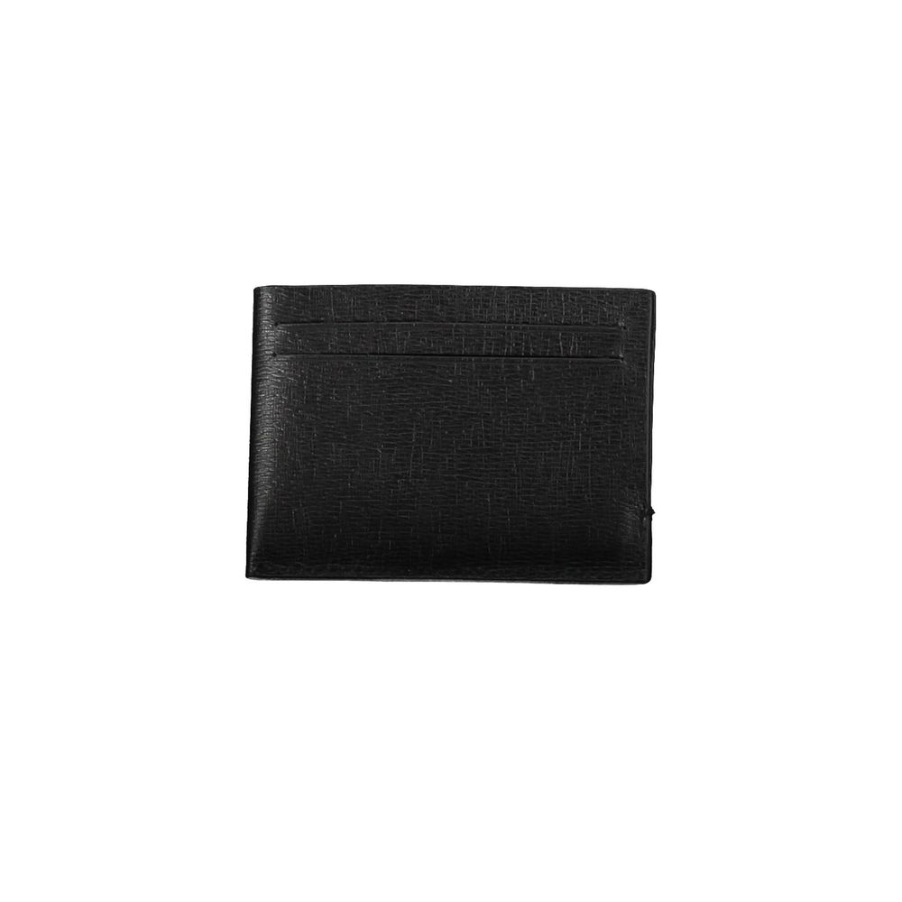 Cartera de cuero negra para hombre Calvin Klein