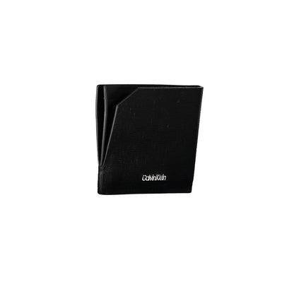 Cartera de cuero negra para hombre Calvin Klein
