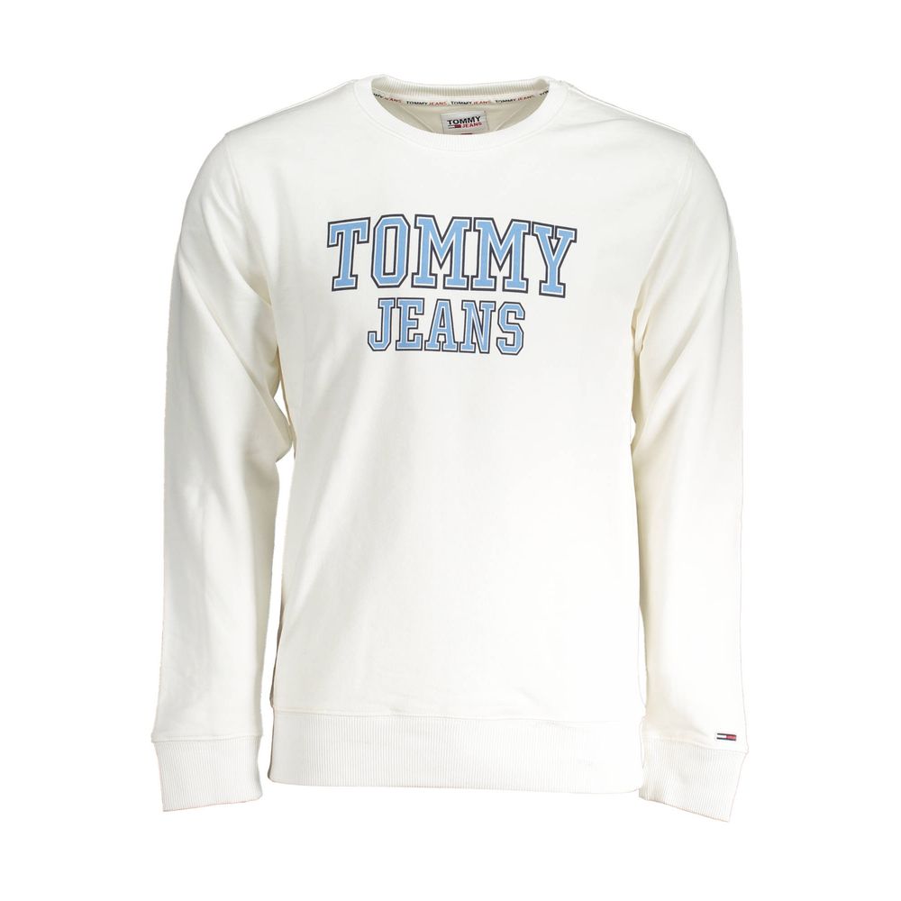 Sudadera de algodón blanca para hombre Tommy Hilfiger