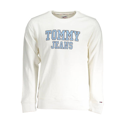 Sudadera de algodón blanca para hombre Tommy Hilfiger