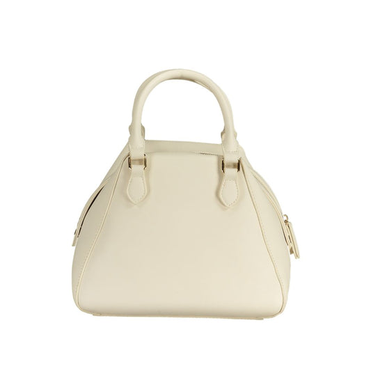 Bolso de mujer Mario Valentino Bianco de poliuretano con asas y correa para el hombro