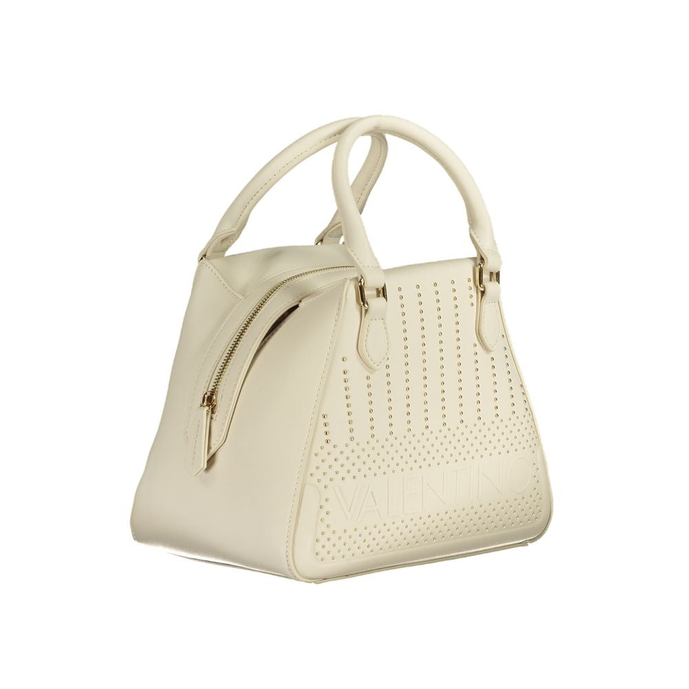 Bolso de mujer Mario Valentino Bianco de poliuretano con asas y correa para el hombro