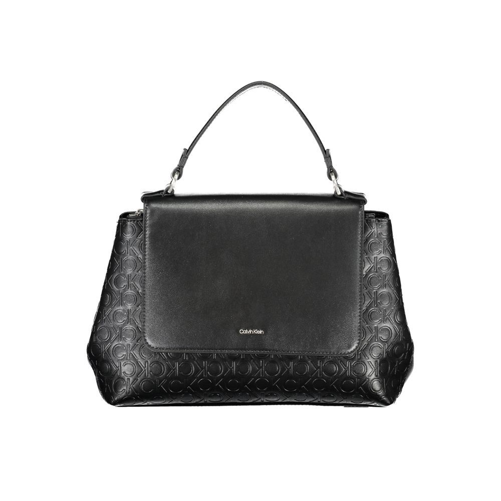 Bolso de mano Calvin Klein negro de poliéster para mujer
