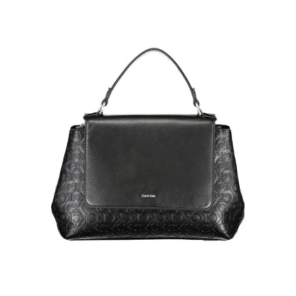 Bolso de mano Calvin Klein negro de poliéster para mujer
