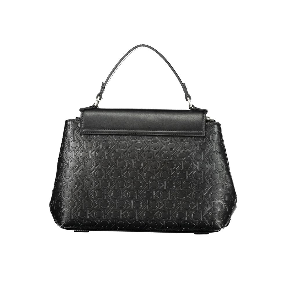 Bolso de mano Calvin Klein negro de poliéster para mujer