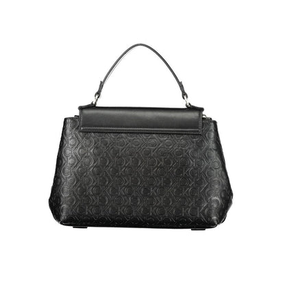 Bolso de mano Calvin Klein negro de poliéster para mujer