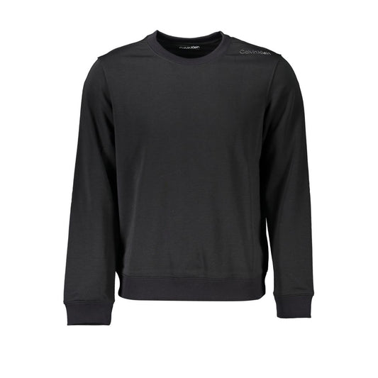 Sudadera Calvin Klein negra de poliéster para hombre