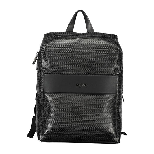 Mochila de poliéster negra para hombre Calvin Klein