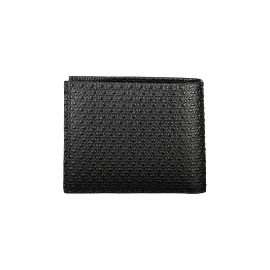 Cartera de cuero negra para hombre Calvin Klein